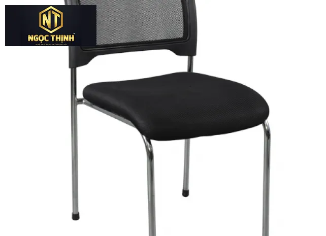 Ghế họp khung thép mạ, khung tựa nhựa bọc vải lưới GL408